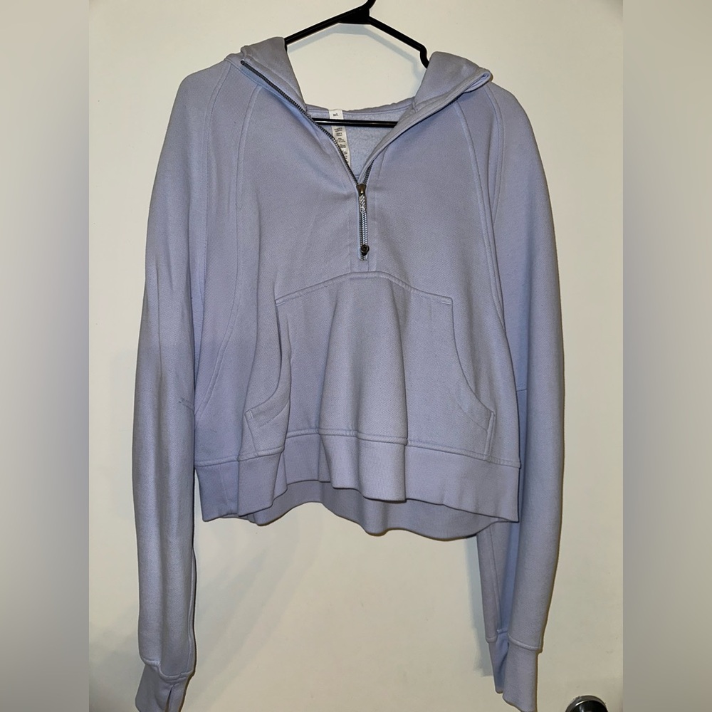 Scuba Oversized Half-Zip Hoodie